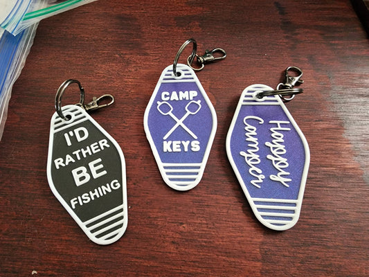 Motel Keychains